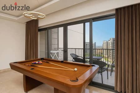 Luxury 3BR Apartment for Rent in ZED West, Sheikh Zayed | Maid Room | Pool Table