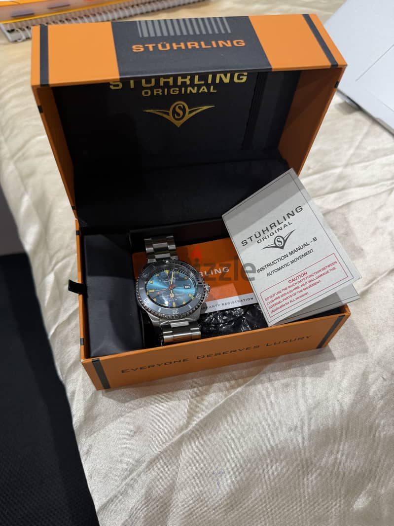 Stührling Original Depthmaster Heritage 883H. 04 Swiss Automatic 7