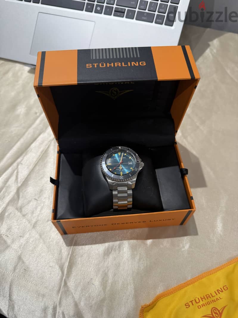 Stührling Original Depthmaster Heritage 883H. 04 Swiss Automatic 11