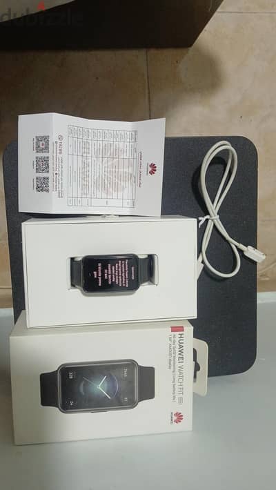 ساعه سمارت هواوى موديل FIT ⁸ Ac  تعمل تحت الماء بشهادة الضمان + شاحن