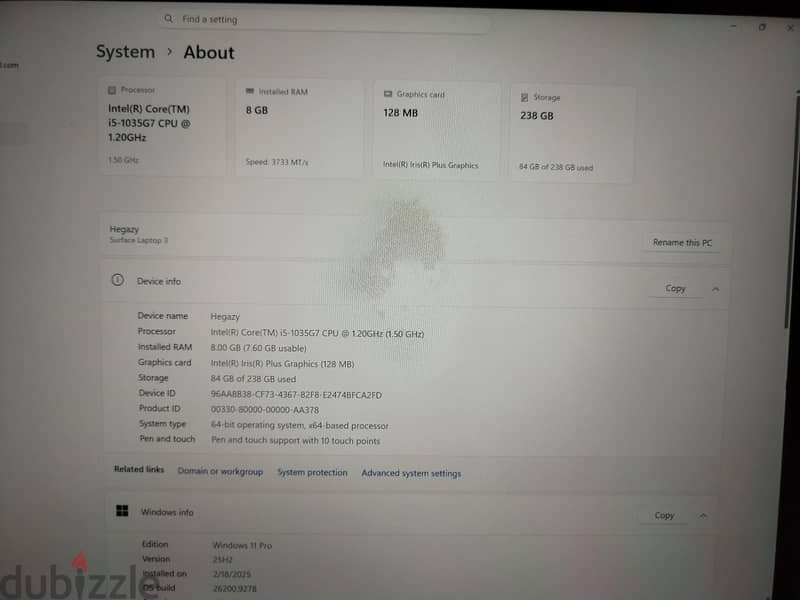 Microsoft surface laptop 3 3
