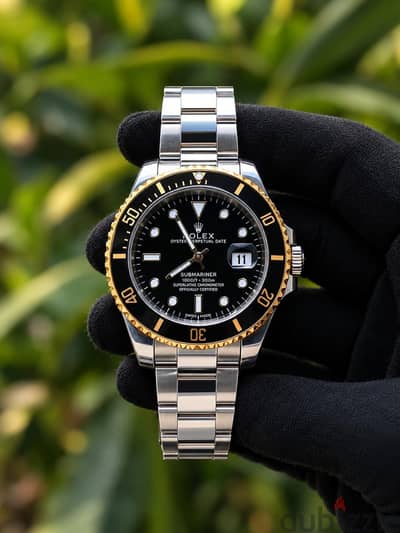 ساعة رجالي معدن (Rolex Submariner)
