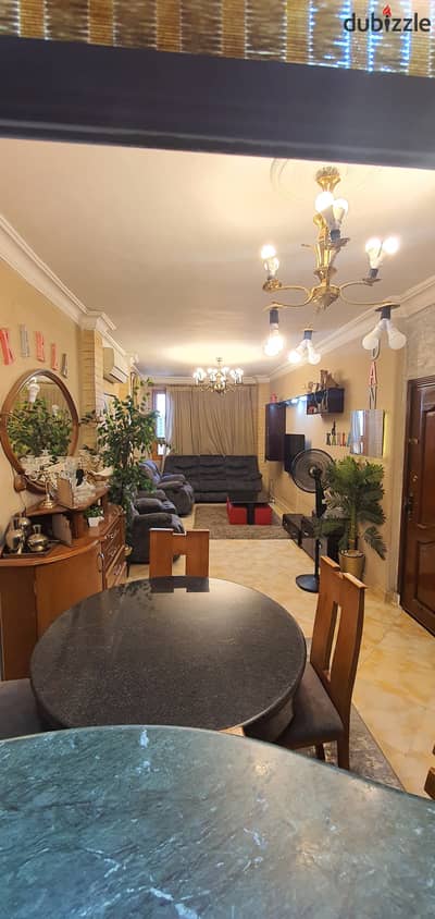 Apartment for sale, Al-Nazhah Al-Jadidah, off Taha Hussein Street, 120, sixth floor, roof