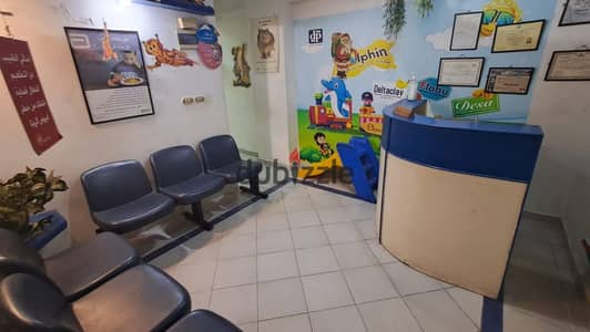 For Sale: A medical clinic with furniture and equipment in a medical area and analysis centers and imaging in Sporting on the main Port Said street.