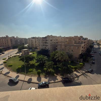 Unfurnished Apartment for Rent 130m 5th Floor Elevator Large Roof Garden View El Narges Buildings Fifth Settlement New Cairo Near South 90th St Mohame