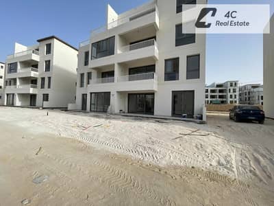 للبيع شاليه أرضي متشطب بالكامل بفيو مميز 123متر+جاردن 219متر بأقل سعر في الماركت ريسيل في كالي كوست _Cali Coast بالقرب من البحر