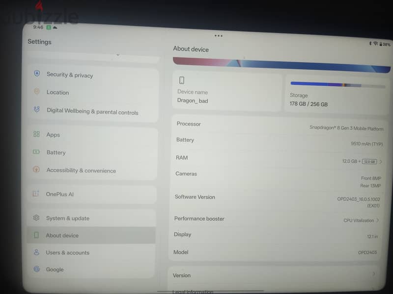 one plus pad 2 for sale 1