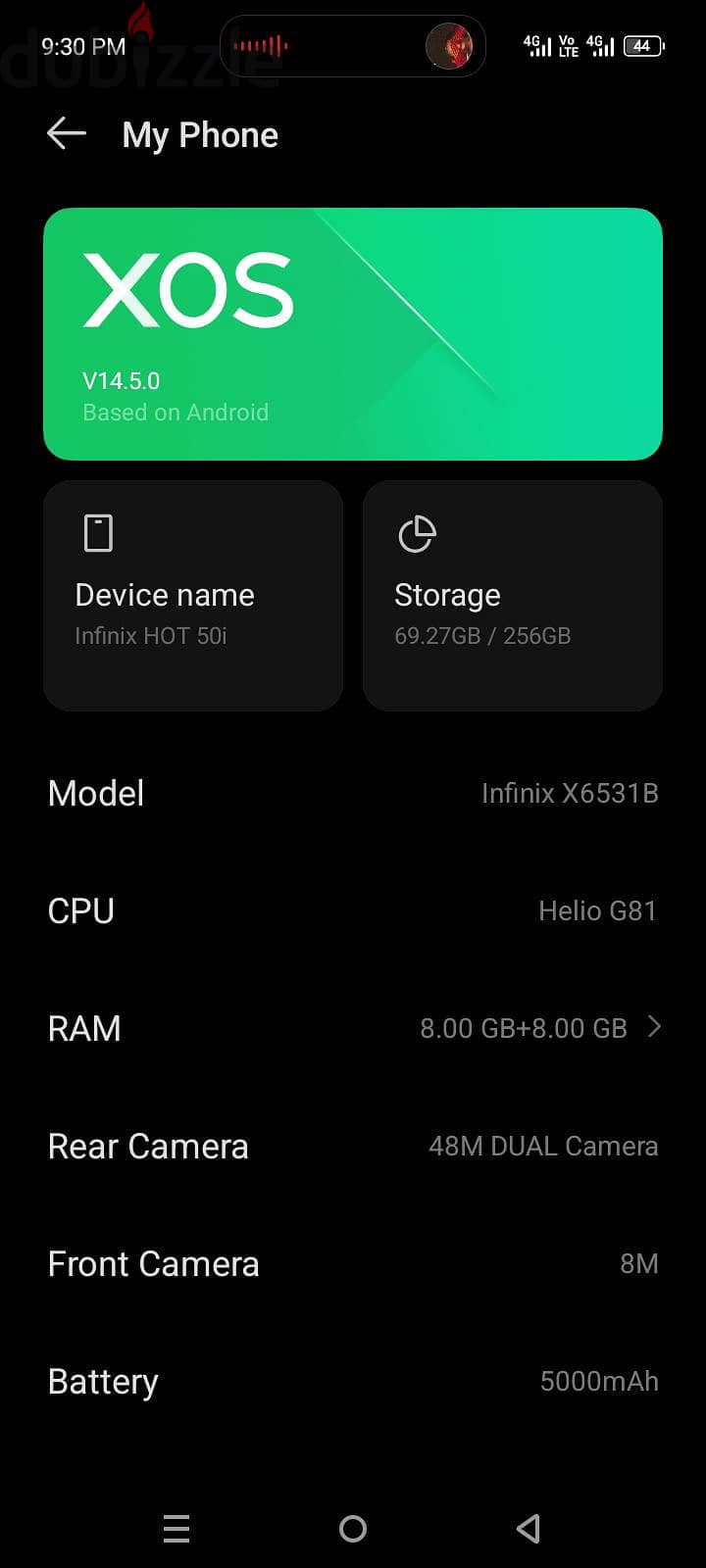 Infinix Hot 50i 8