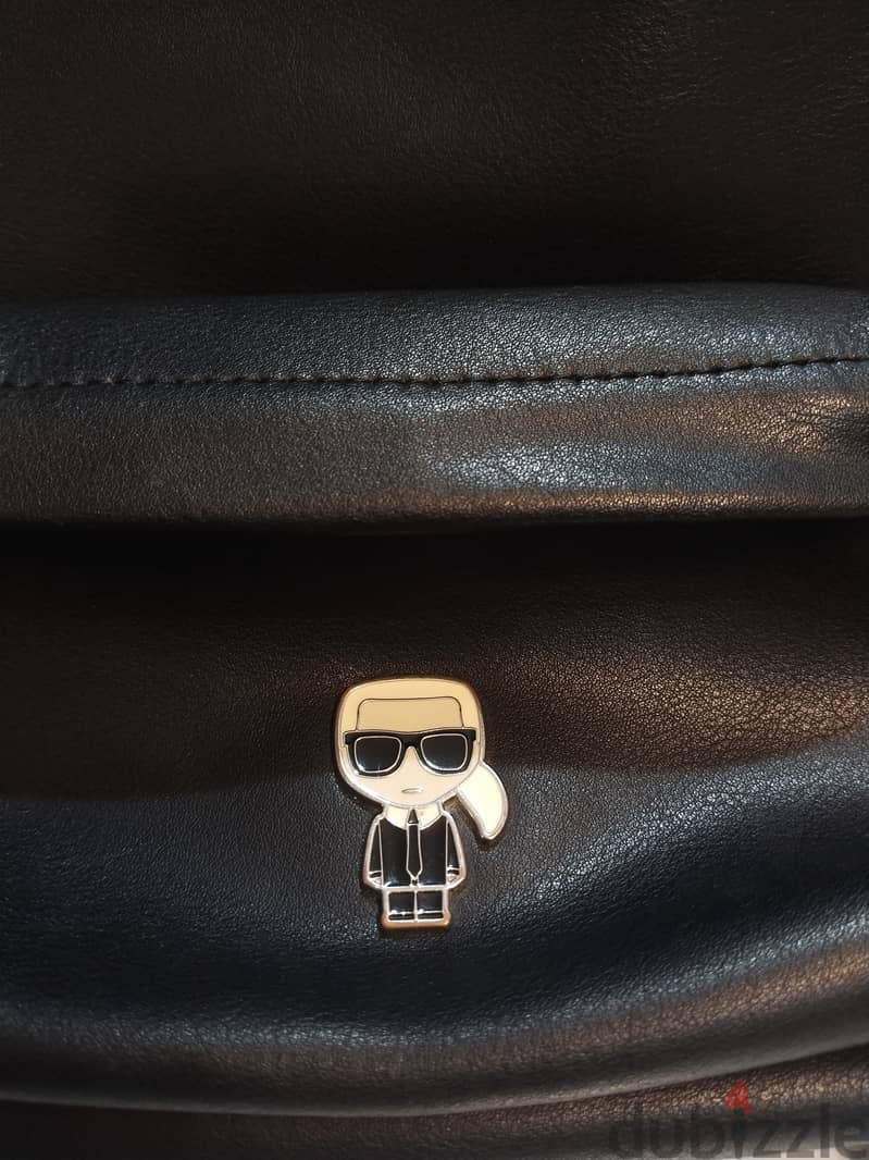 Karl Lagerfeld Original Leather Backpack – 205W3090 5
