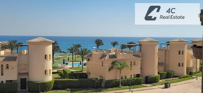 chalet for sale ready to move -fully finished with ACs + kitchen - sea view - prime location for sale in la vista