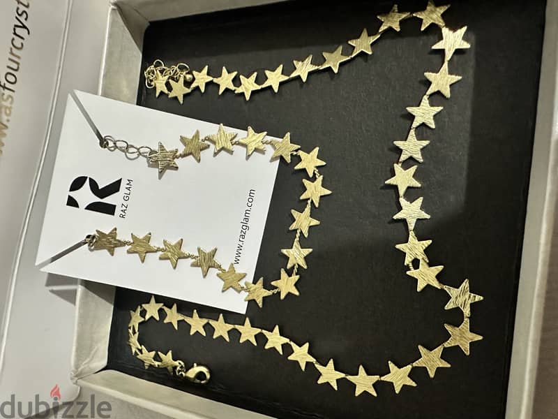 Gold plated jewelry set 1