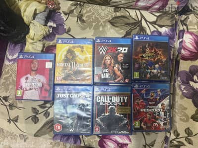 ألعاب PS4 أصلية للبيع - 7 ألعاب