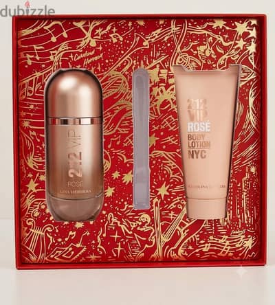 عطر carolina Herrera 100 ml و بودي لوشن ١٠٠ مل