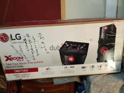 LG XBOOM OM7560 سماعة