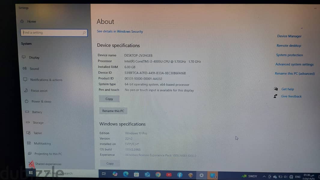 Lap top hp 2