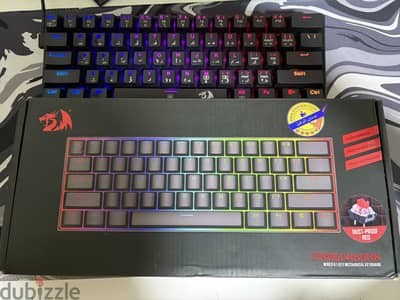 Redragon 60% keyboard k630 RGB red switches