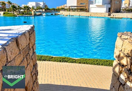 بفيو بحر و pool هتستلم شاليه 264م - 3 غرف - متشطب بالكامل - أرخص سعر معنا في سي شيل الساحل الشمالي - seashell north coast