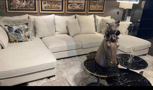 U shape sofa with arm chair U shape sofa with arm chair