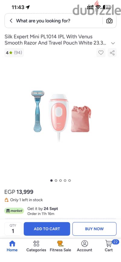 Braun ipl silk-expert mini براون سيلك ميني ليزر منزلي