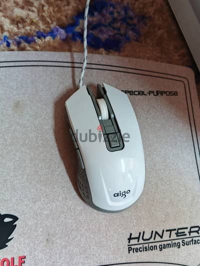 Aigo Q63 USB Gaming RGB Mouse - WhiteAigo Q63 WIRED