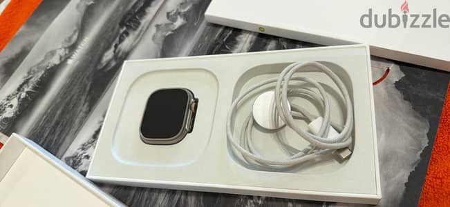 Apple Watch Ultra 2 , battery 100% ,Natural Titanium 49mm gps+cellular