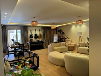 Fully furnished apartment for sale in 90 Avenue prime location with kitchen and ACs high end finishing in New Cairo ideal for living