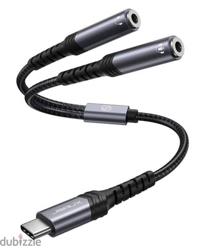"جديدة-متبرشمة" Jsaux Type-C to 2x3.5 mm High Quality Sound