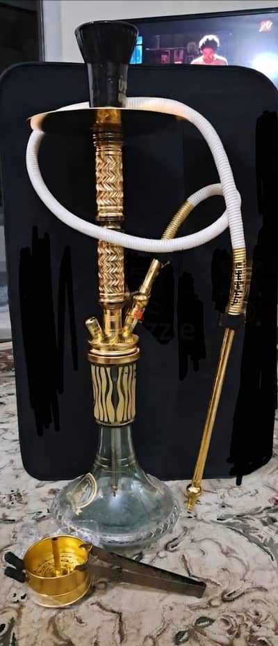 شيشة خليل مأمون بكل مشتملاتها استعمال ٤ مرات فقط