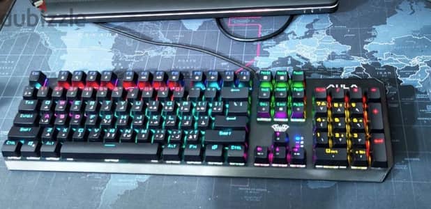 aula mechanical keyboard blue switch