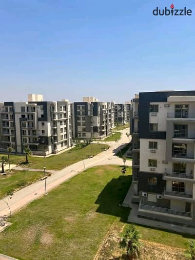 For rent, an apartment of 130 meters, first floor above ground, first occupancy in Jannah Compound, 6 October