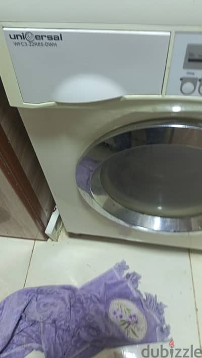 غساله يونيفرسال اوتوماتيك كامل فبريكه تصلح عريس او اسره كامله