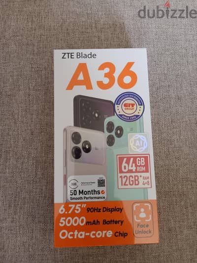 ZTE Blade A36 Titanium Gold
