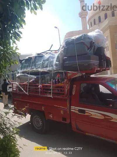 دبابه نص نقل  الاثاث والاغراض شركة نقل داخل القاهرة و الجيزة