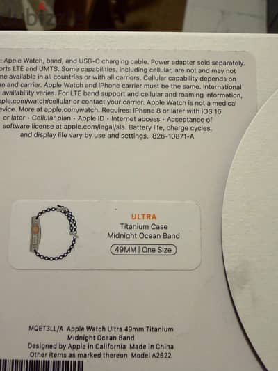 Apple watch ultra 49MM titanium case