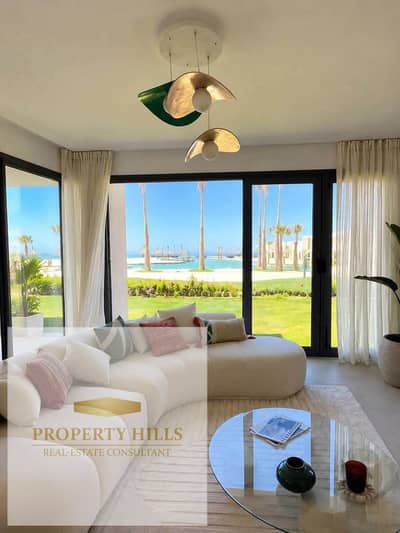 فيلا للبيع بنص سعرها في Gaia متشطبه بالكامل  سور ب سور مع سوديك وقريبه من امواج سيدي عبدالرحمن