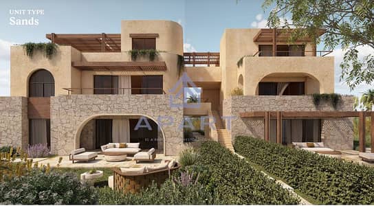 4 BR Twin House in ramla lagoon view in ras el hikma  with 5% dp fully finished