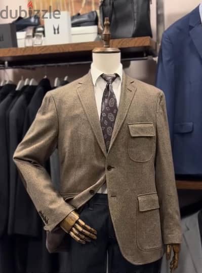 Hackett London sport Cashmere blazer jacket size 50R - made in Italy