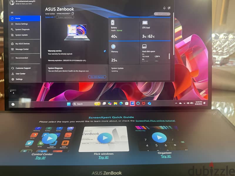 Asus Zenbook Duo i9 1