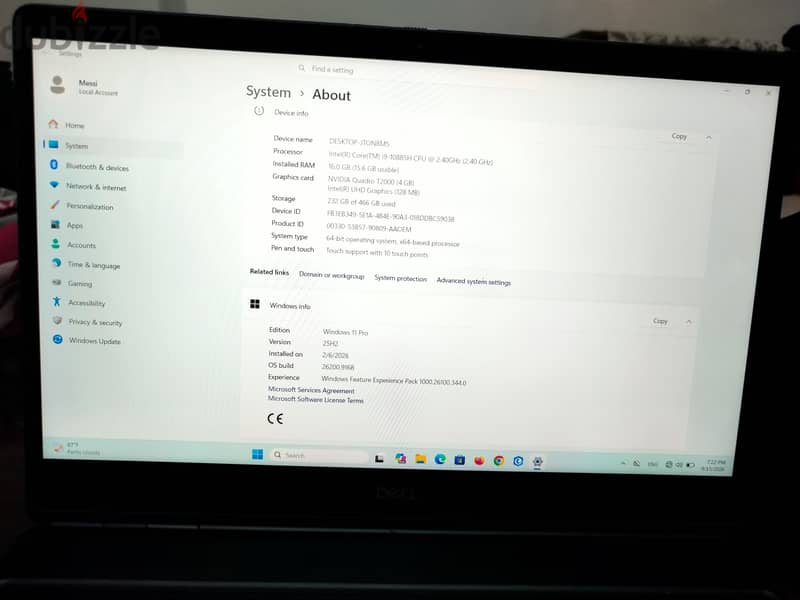 Dell laptop 1