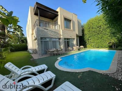 Townhouse villa fully finished with private pool on Suez Road near SODIC Madinaty Installments up to 15 years prime view near El Burouj Wasal