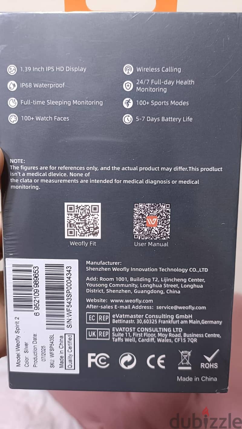 spirit smart watch 1