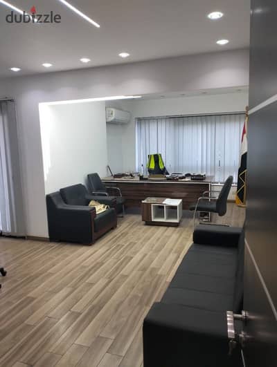 Furnished administrative office for rent in Bavaria Town Compound, Zahraa El Maadi—an opportunity for business owners.