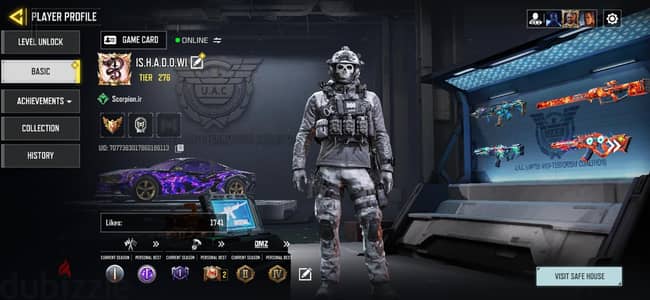 حساب call of duty mobile للبيع