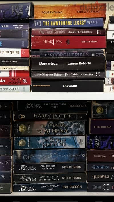 english YA books all genres