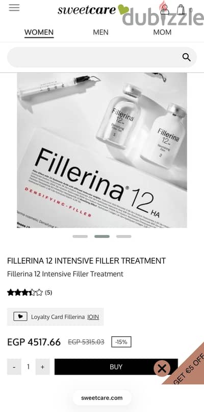 Filler treatment at home