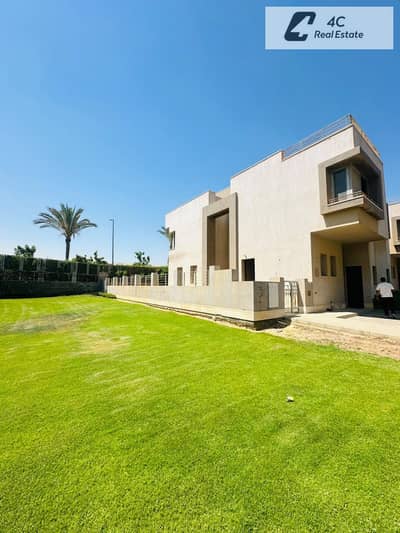 Standalone Corner Villa for Sale  at Lowest Market Price Prime Location 4 Bedrooms in VGK Village Gardens Katameya New Cairo near 90 Street and AUC
