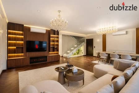 Luxury 4BR Penthouse + Maid’s Room for Rent in Silver Palm | First Settlement | 450 sqm | Billiard Table | Pool View