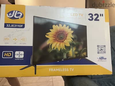 شاشة JAC 32 بوصة Frameless HD جديدة بالكرتونة – موديل 32JE3110F