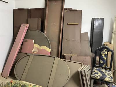 غرفة نوم كاملة غرفه معيشه ثلاجه دولاب كمود انتريه صالون ثلاجة غسالة