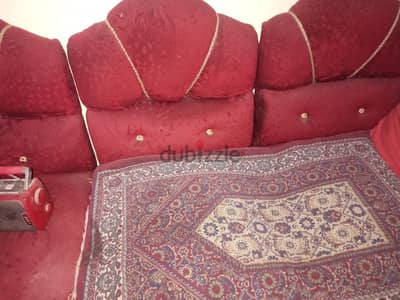 انتريه ٨ قطع خشب زان متين قطيفة